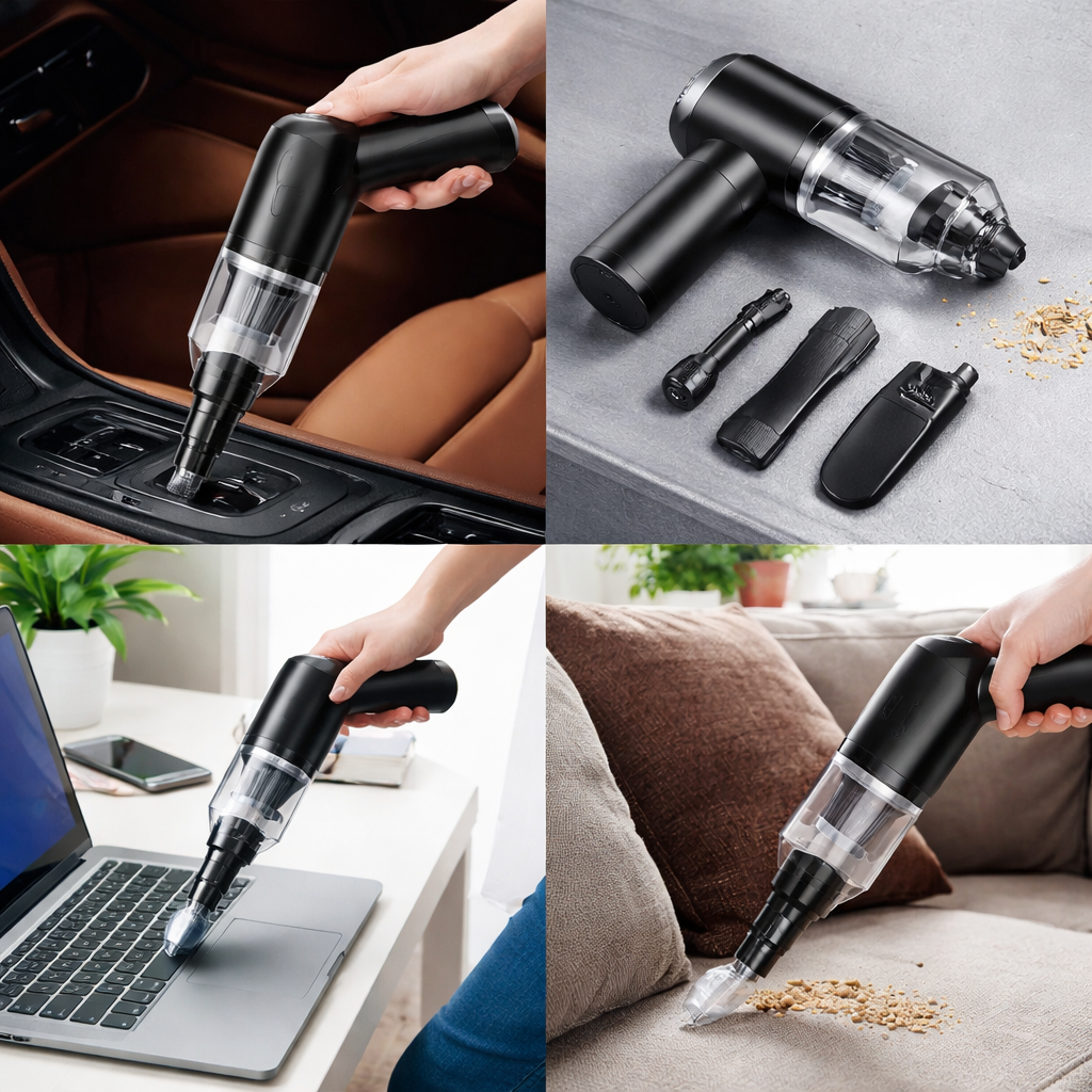 Handheld 2-in-1 Dust Collection Vacuum (Lightweight & Compact)